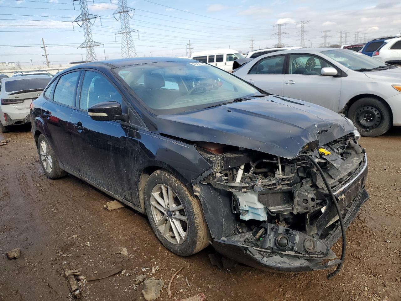 2015 Ford Focus VIN 1FADP3F23FL230104 Copart auction photo, front end damage thumbnail 4