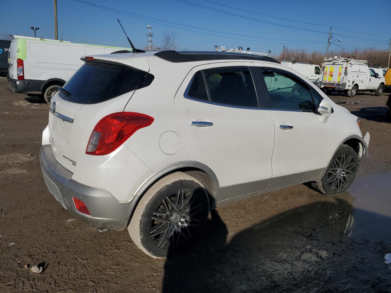 2014 Buick Encore VIN KL4CJHSB8EB556974 Copart auction photo, front end / minor dent/scratches damage thumbnail 3