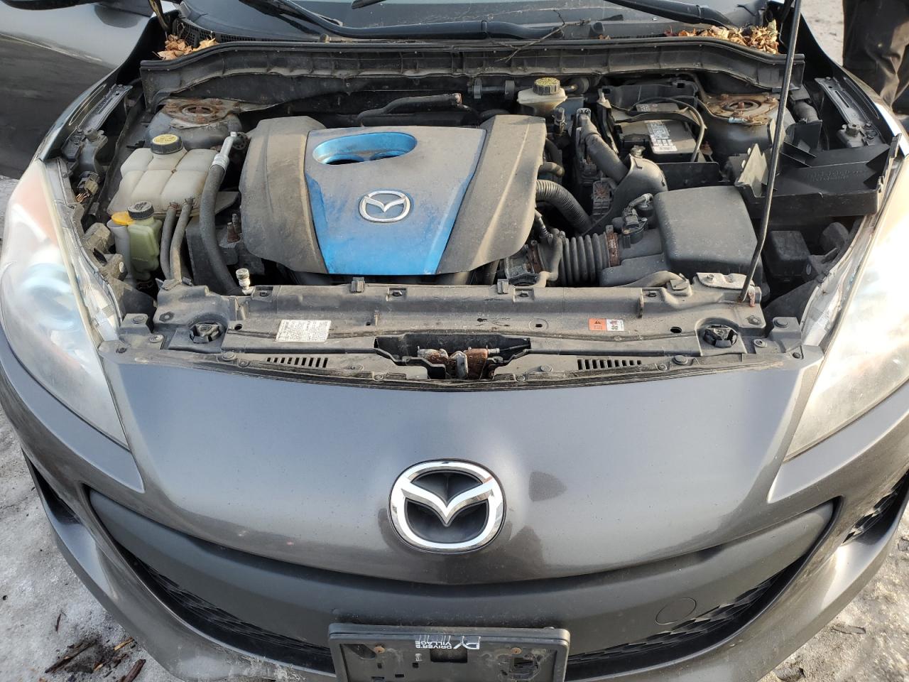 2013 Mazda 3 VIN JM1BL1VP7D1789582 Copart auction photo, top/roof / rear end damage thumbnail 11
