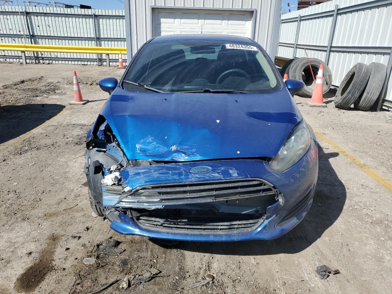 2018 Ford Fiesta VIN 3FADP4BJ0JM100727 Copart auction photo, front end damage thumbnail 5