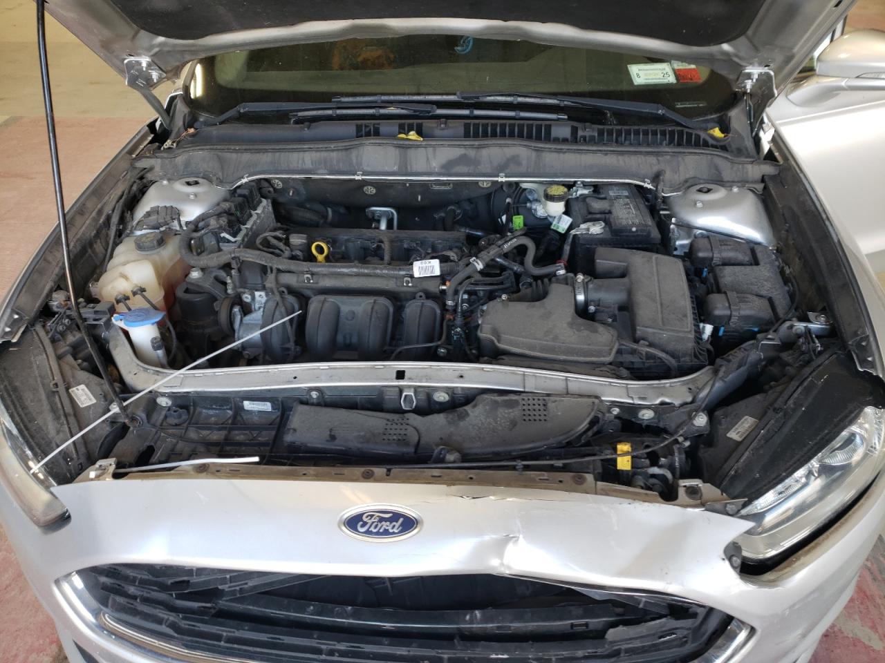 2016 Ford Fusion VIN 3FA6P0H77GR365105 Copart auction photo, front end / burn damage thumbnail 11