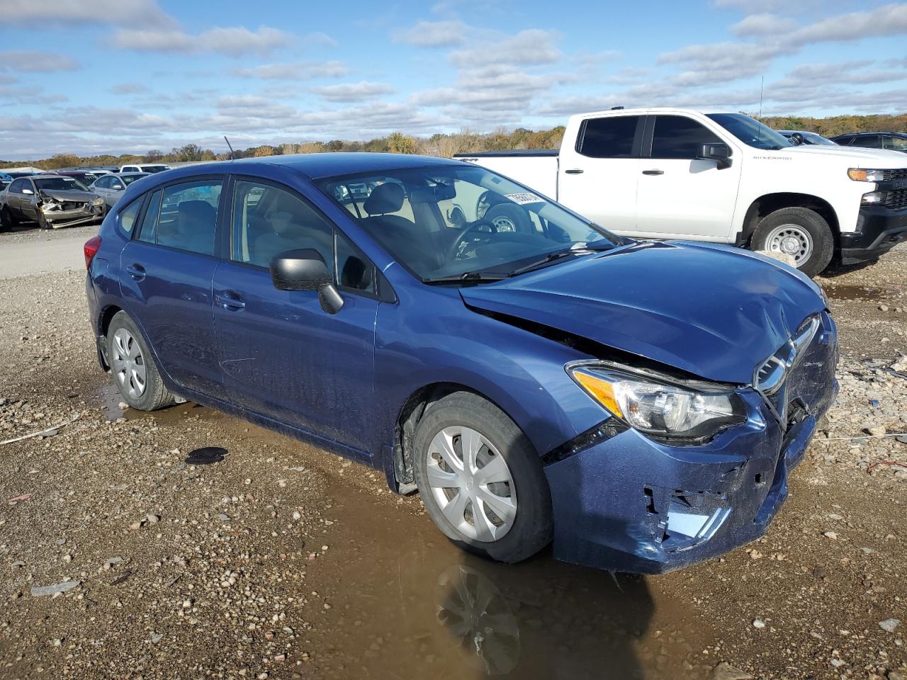 2014 Subaru Impreza VIN JF1GPAA64E8245465 Copart auction photo, front end damage thumbnail 4