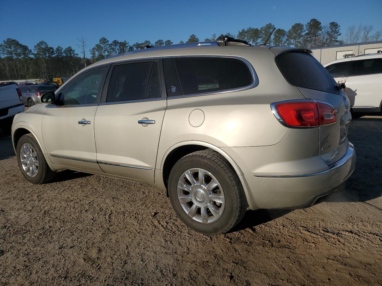 2014 Buick Enclave VIN 5GAKRCKD0EJ190952 Copart auction photo, rear end / side damage thumbnail 2