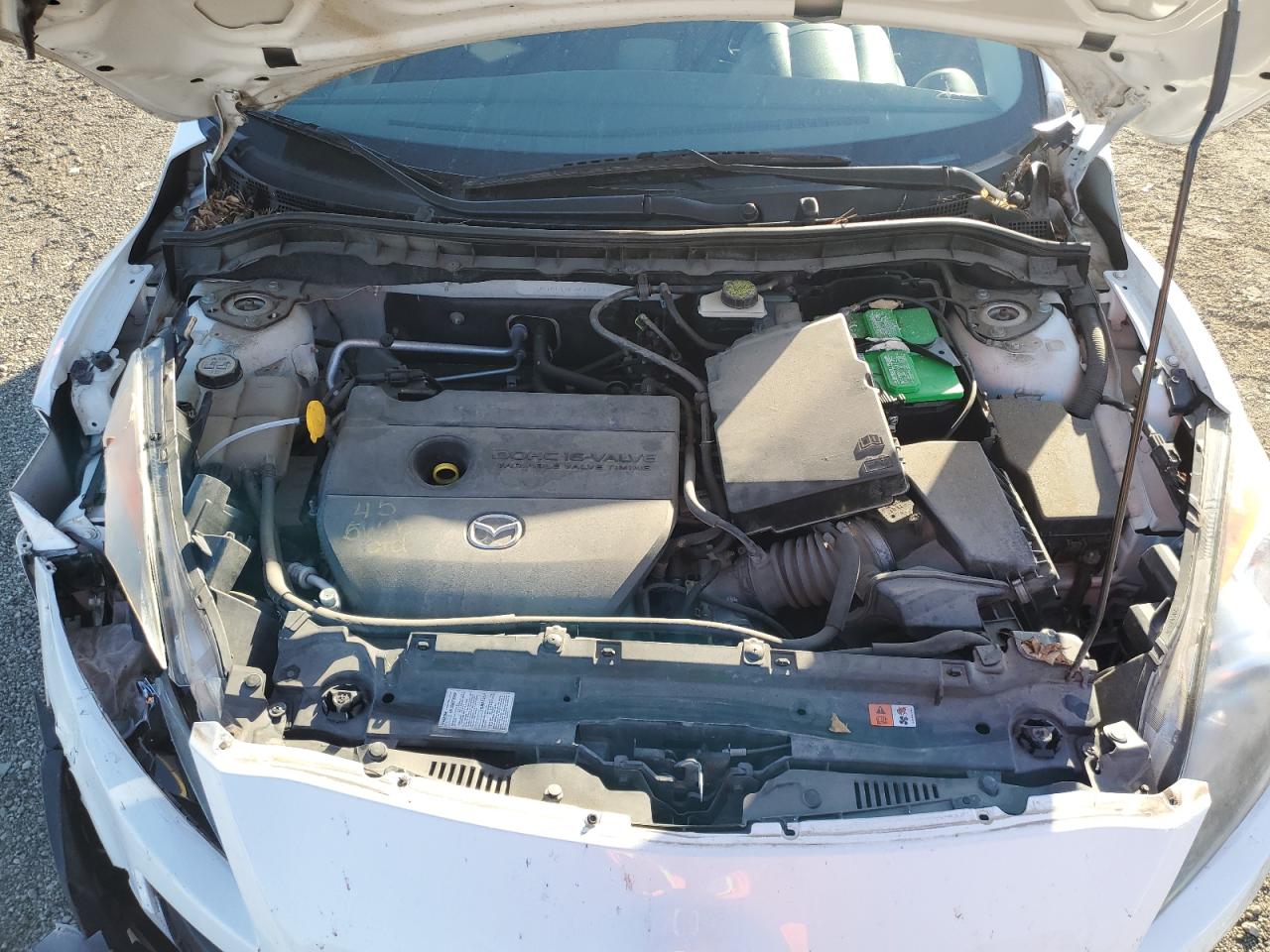 2010 Mazda 3 VIN JM1BL1SF3A1323655 Copart auction photo, front end damage thumbnail 13
