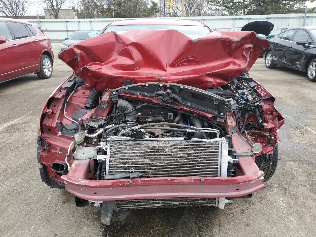 2014 Chevrolet Cruze VIN 1G1PG5SB4E7357856 Copart auction photo, all over damage thumbnail 5