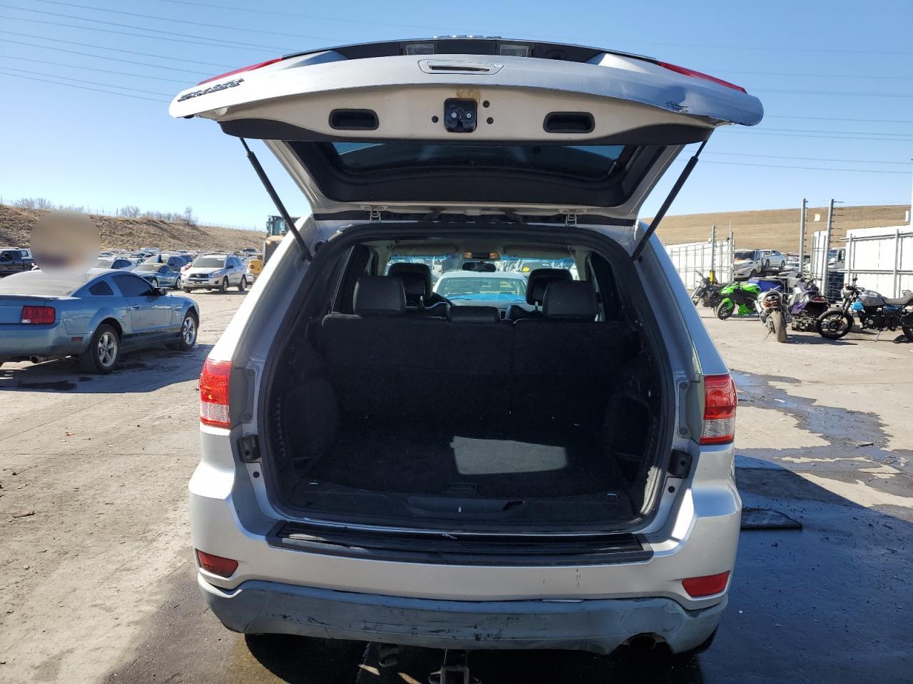 2013 Jeep Grand Cherokee VIN 1C4RJFAG4DC518958 Copart auction photo, front end / rear end damage thumbnail 6