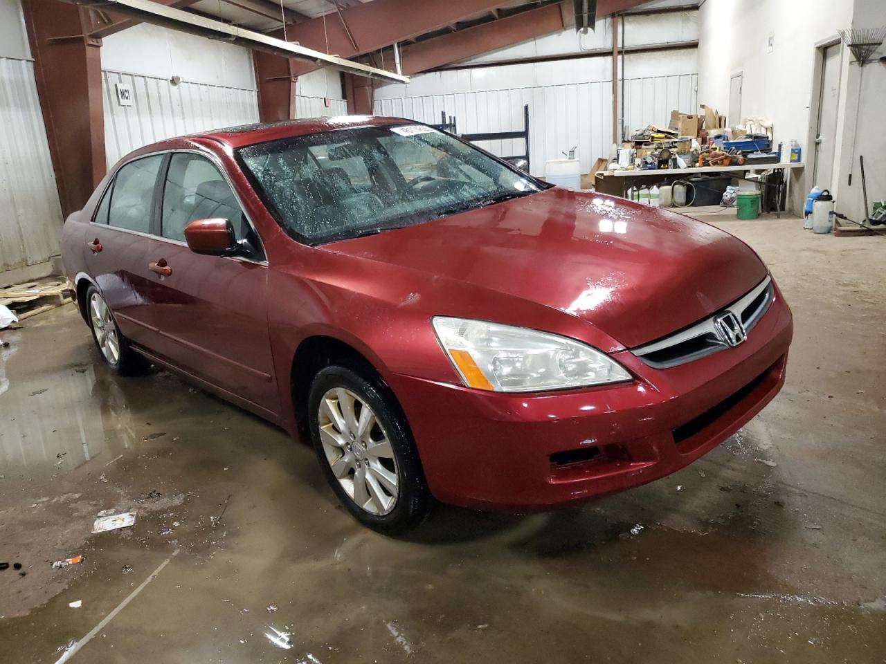 2006 Honda Accord VIN 1HGCM66506A068763 Copart auction photo, side damage thumbnail 4