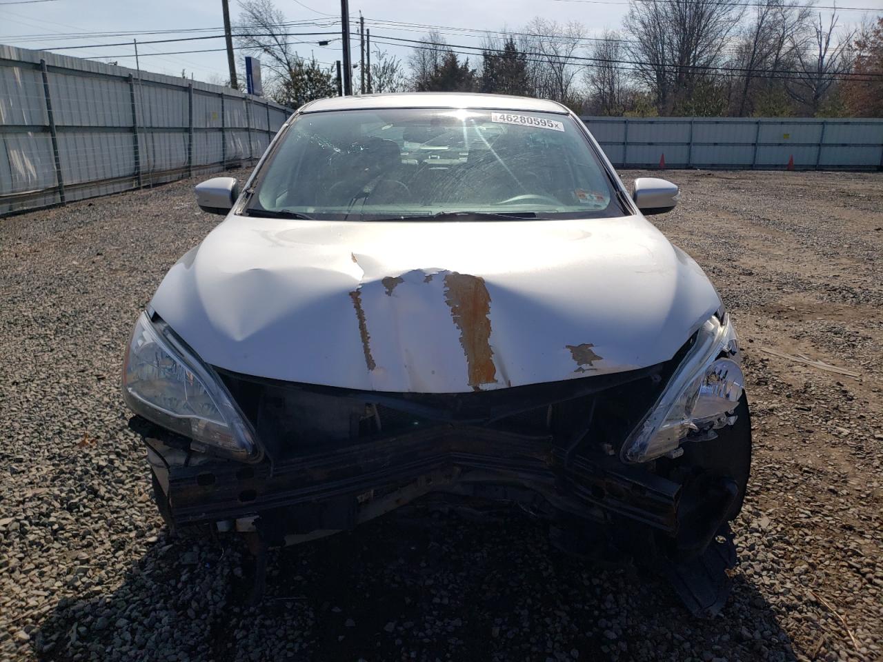 2013 Nissan Sentra VIN 3N1AB7AP5DL713846 Copart auction photo, front end damage thumbnail 5