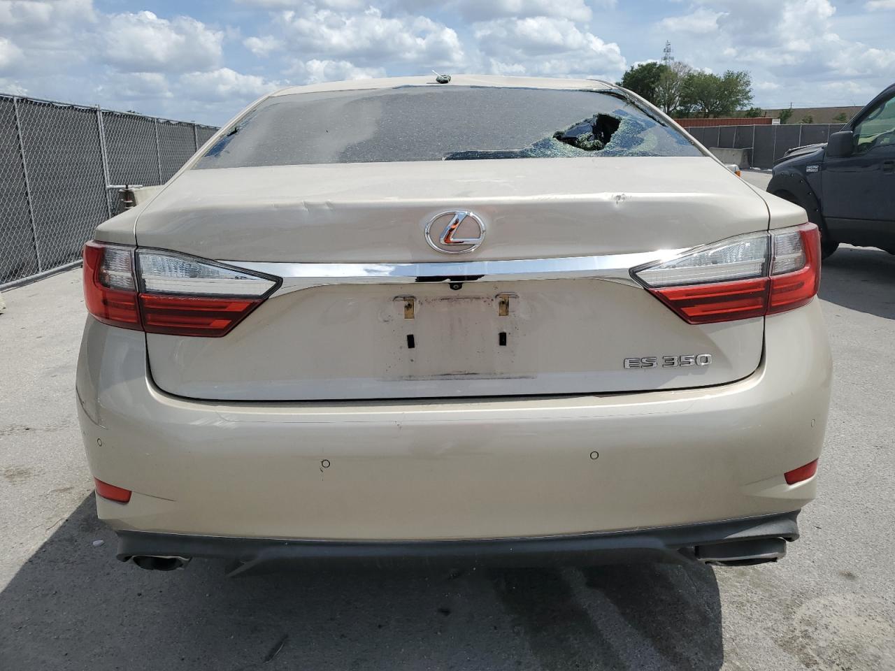 2017 Lexus ES VIN JTHBK1GG5H2252708 Copart auction photo, rear end / top/roof damage thumbnail 6