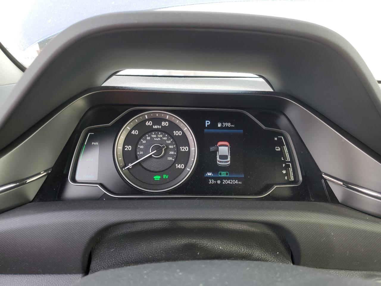 2020 Hyundai IONIQ VIN KMHC65LC6LU227605 Copart auction photo, front end damage thumbnail 9