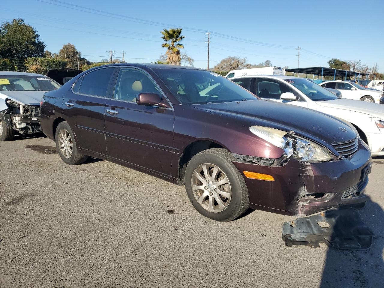 2004 Lexus ES VIN JTHBA30G840018299 Copart auction photo, front end damage thumbnail 4