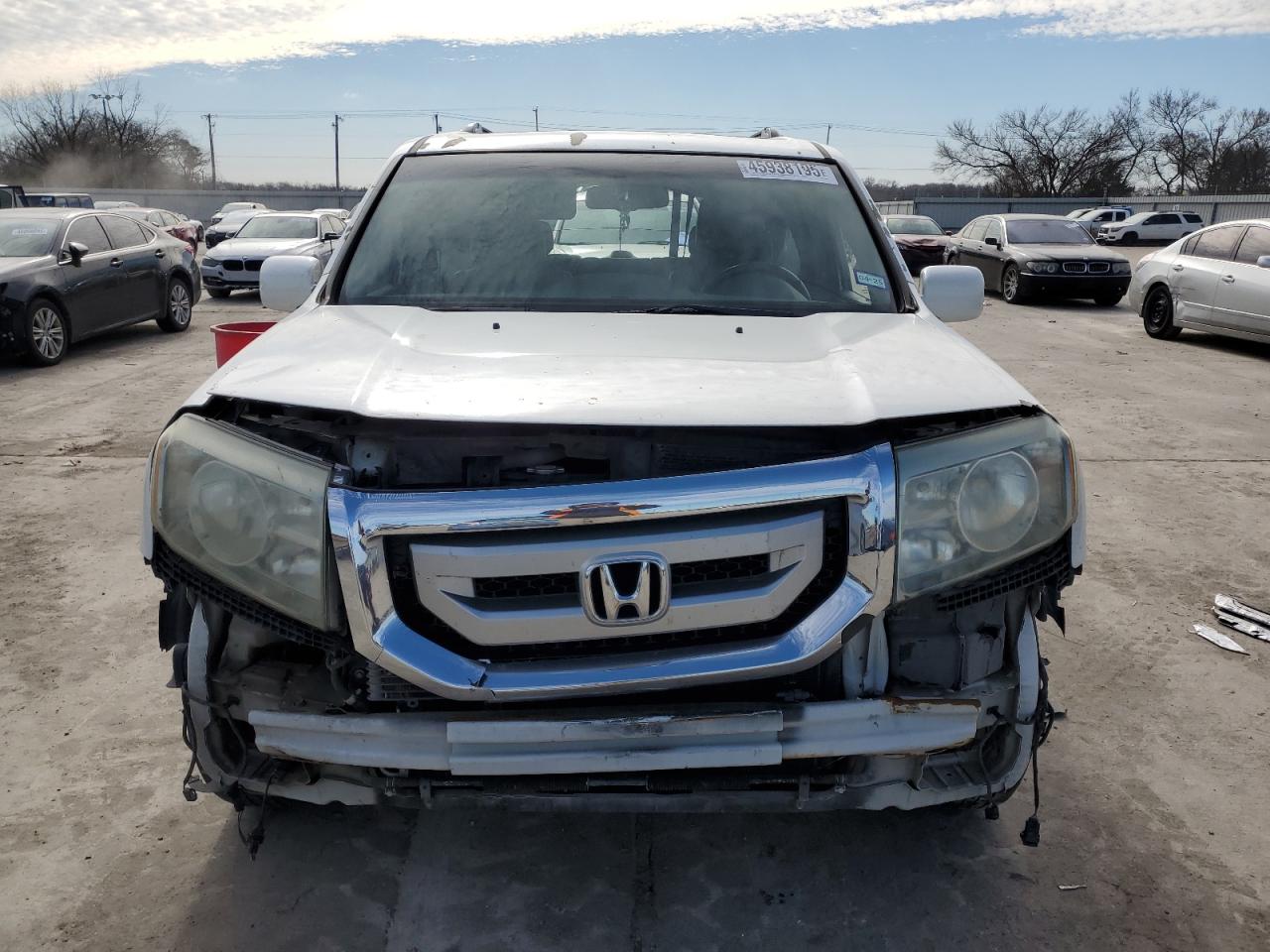 2011 Honda Pilot VIN 5FNYF3H90BB034868 Copart auction photo, rear end / front end damage thumbnail 5