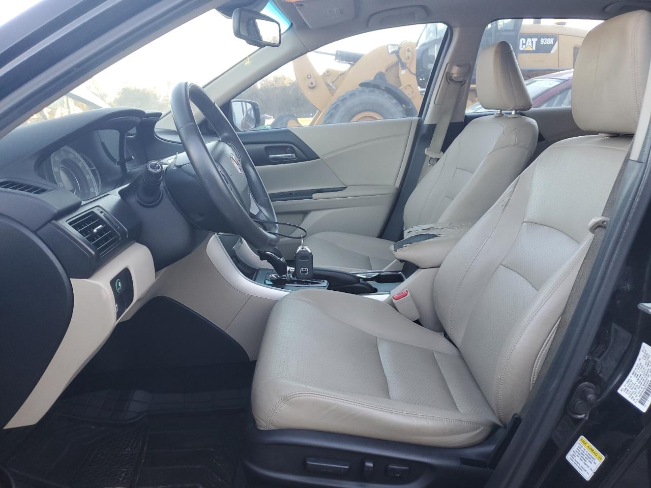 2014 Honda Accord VIN 1HGCR3F83EA024586 Copart auction photo, top/roof damage thumbnail 7