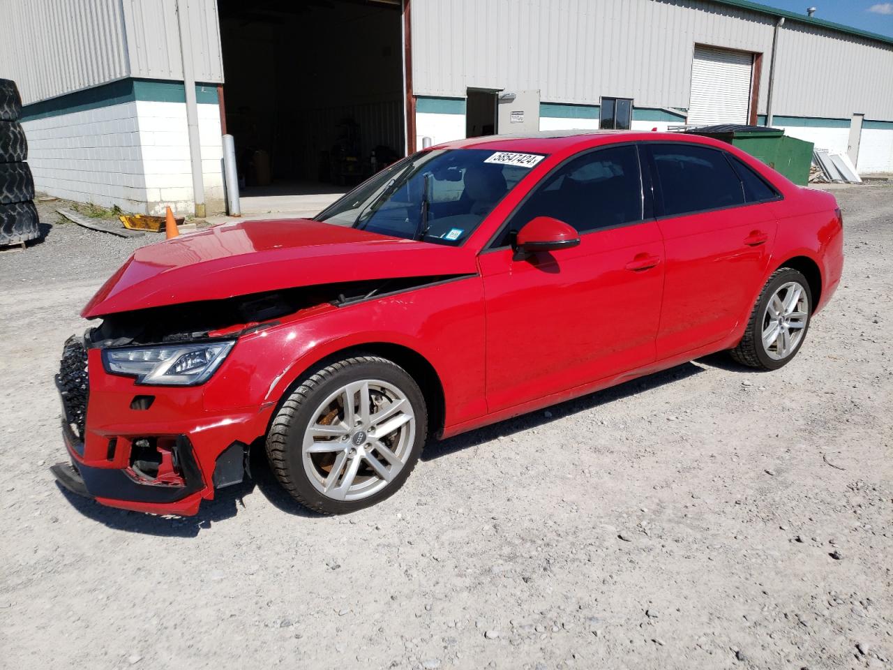 2017 Audi A4 VIN WAUGNAF49HN058507