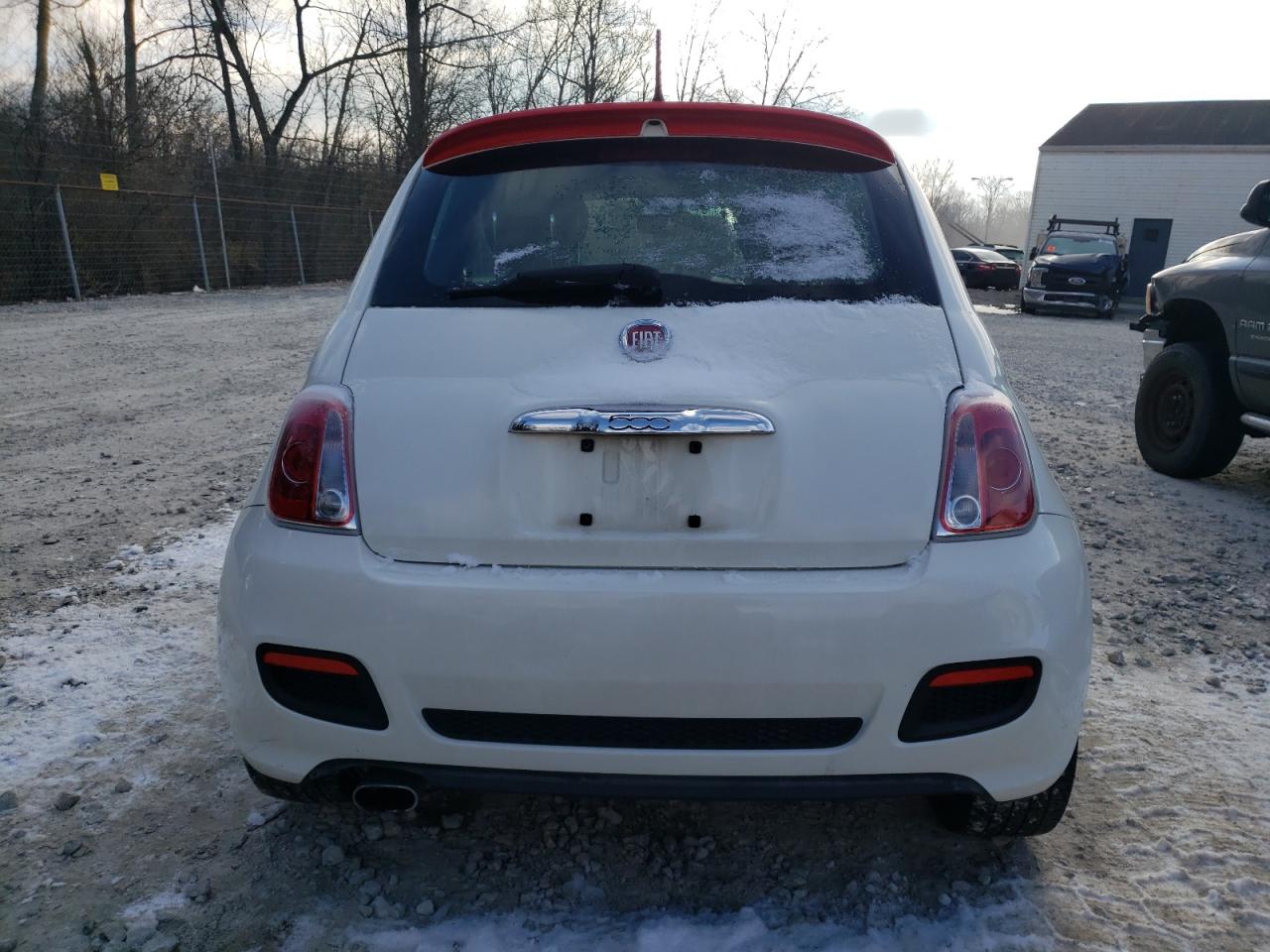 2016 Fiat 500 VIN 3C3CFFBR3GT118653 Copart auction photo, front end damage thumbnail 6