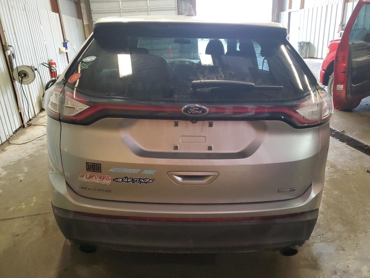 2017 Ford Edge VIN 2FMPK4G95HBB77783 Copart auction photo, side / front end damage thumbnail 6