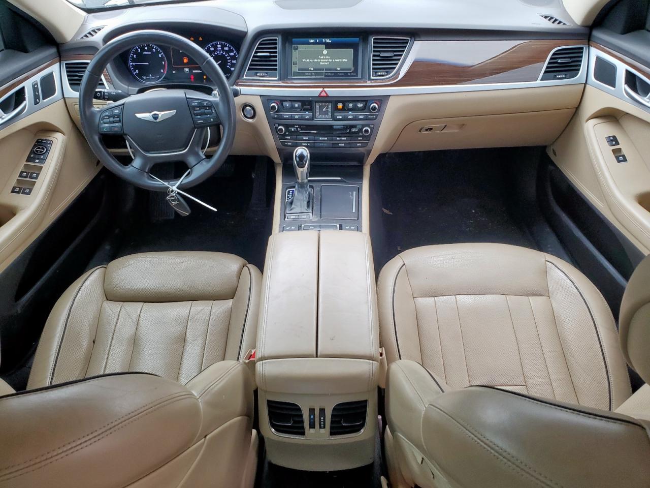 2015 Hyundai Genesis VIN KMHGN4JE7FU051977 Copart auction photo, front end damage thumbnail 8