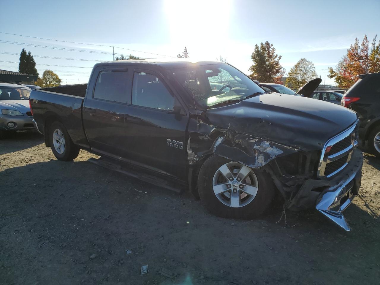 2017 RAM 1500 VIN 1C6RR7ST0HS721066 Copart auction photo, front end damage thumbnail 4