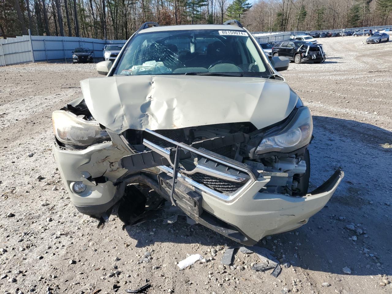 2015 Subaru XV VIN JF2GPACCXFG223900 Copart auction photo, front end / undercarriage damage thumbnail 5