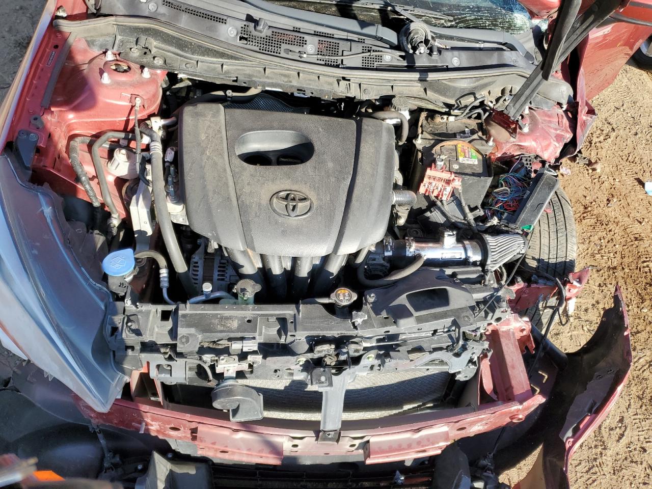 2018 Toyota Yaris VIN 3MYDLBYV0JY313711 Copart auction photo, front end damage thumbnail 14