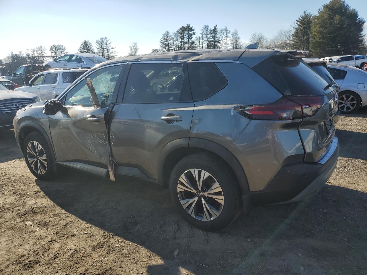 2021 Nissan Rogue VIN 5N1AT3BBXMC801885 Copart auction photo, water/flood / all over damage thumbnail 2