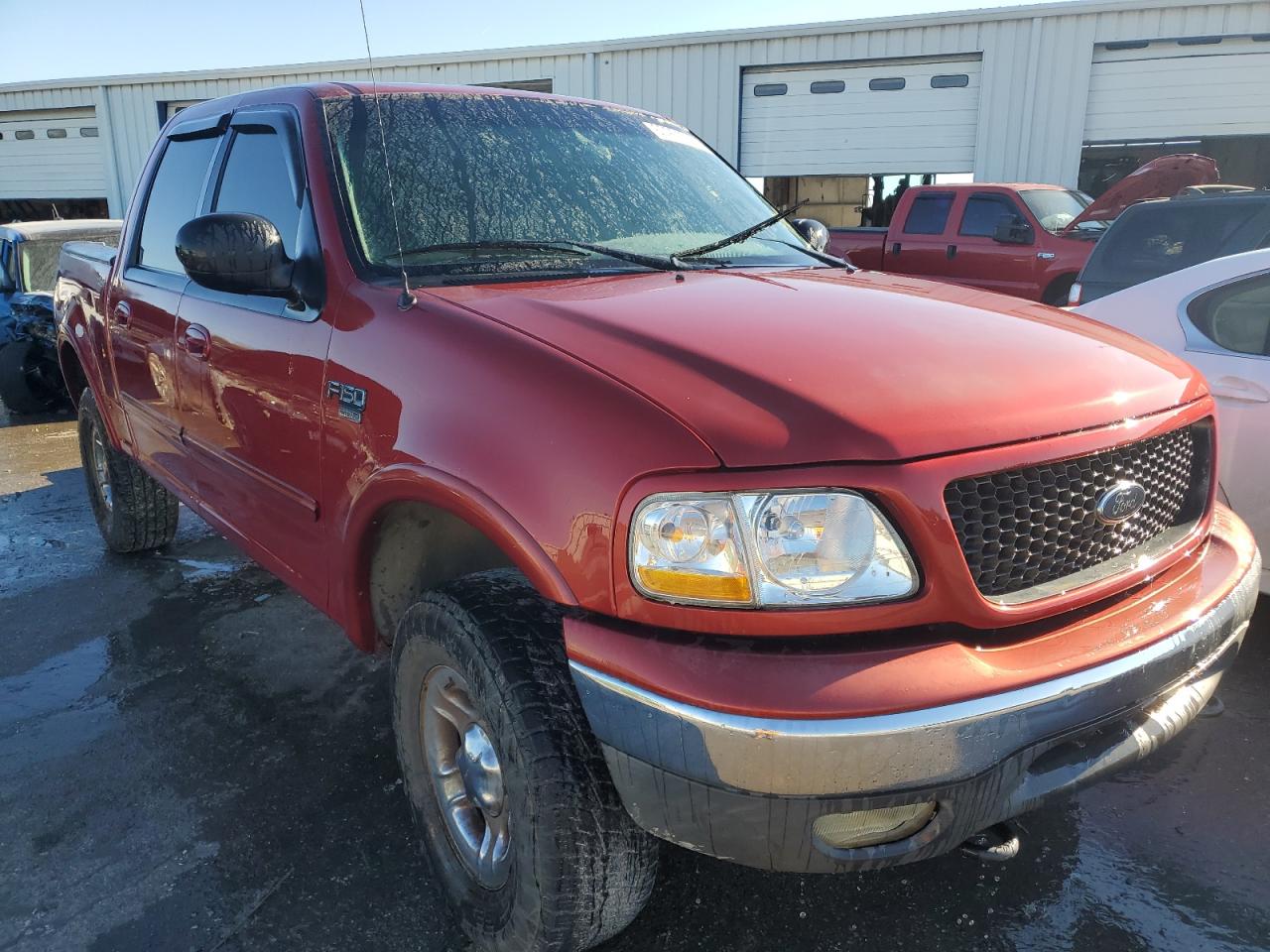 2002 Ford F-150 VIN 1FTRW08L42KD36651 Copart auction photo, rear end damage thumbnail 4