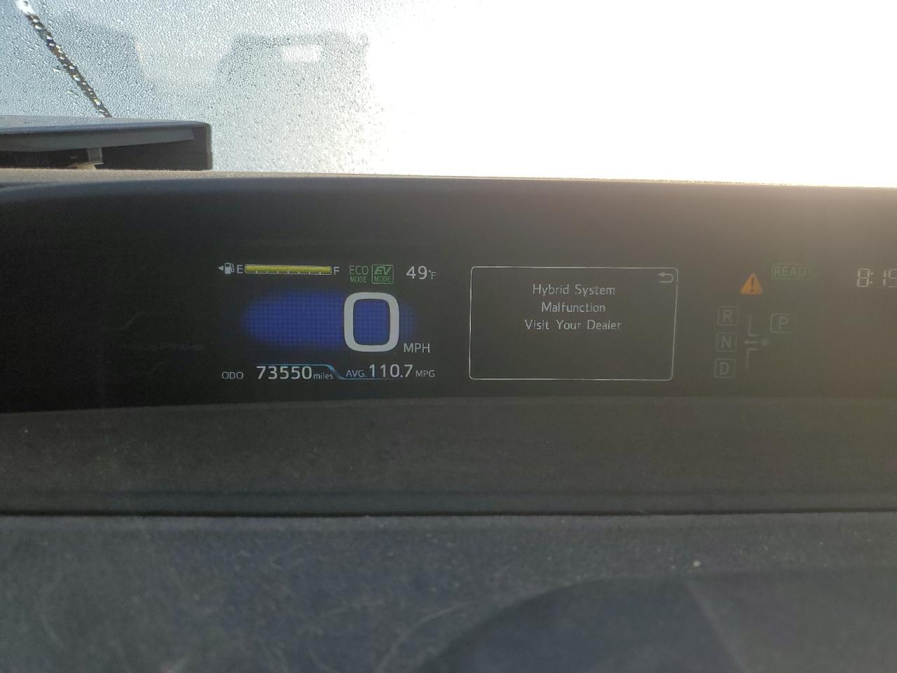 2017 Toyota Prius VIN JTDKARFP9H3025150 Copart auction photo, front end damage thumbnail 9