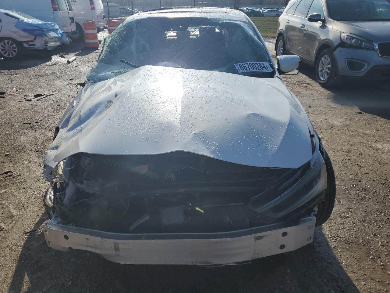 2020 Acura ILX VIN 19UDE2F85LA003052 Copart auction photo, all over / top/roof damage thumbnail 5