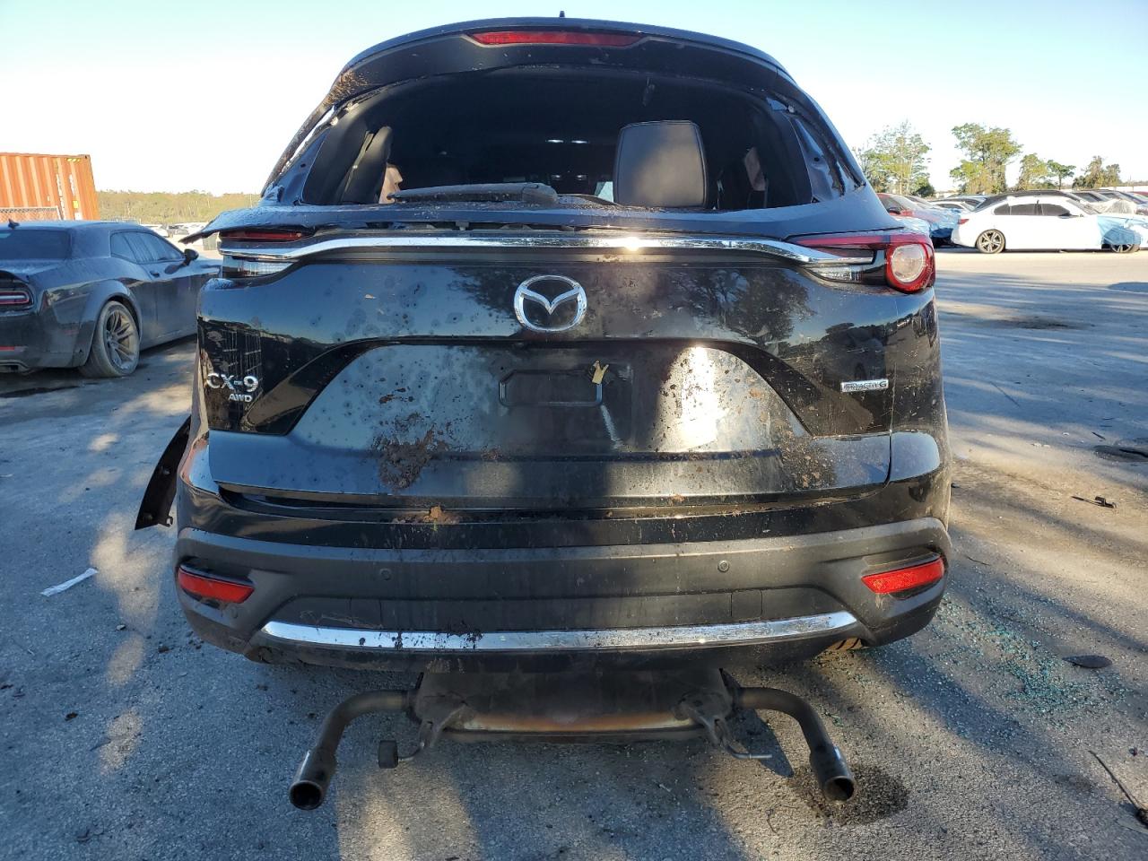 2021 Mazda CX-9 VIN JM3TCBDY0M0530742 Copart auction photo, rollover damage thumbnail 6