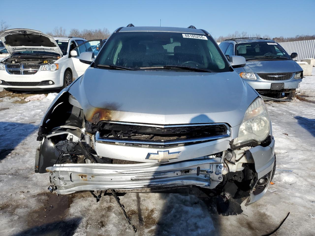 2012 Chevrolet Equinox VIN 2GNALPEKXC1183650 Copart auction photo, front end damage thumbnail 5