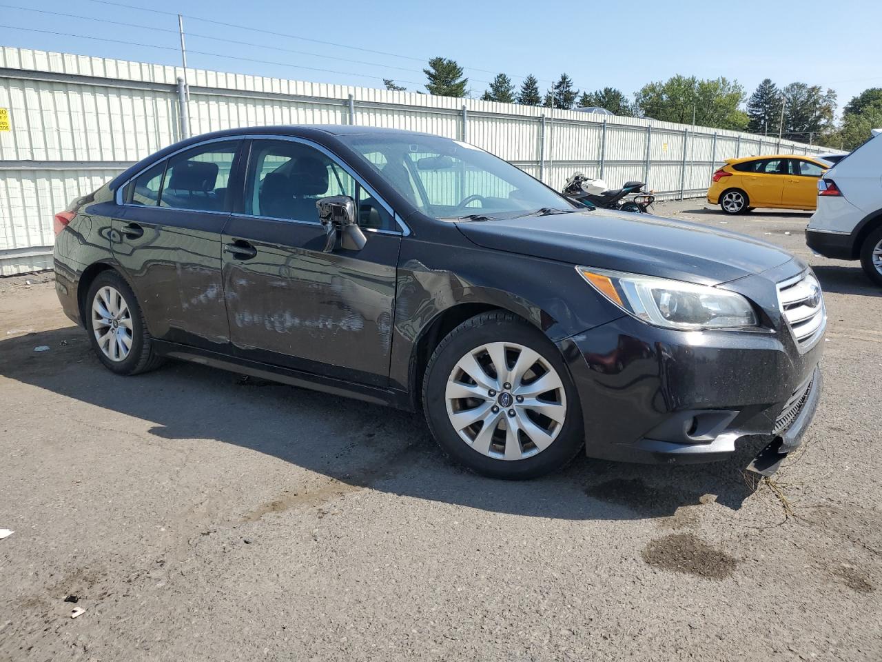 2016 Subaru Legacy VIN 4S3BNAF67G3022128 Copart auction photo, front end / side damage thumbnail 4