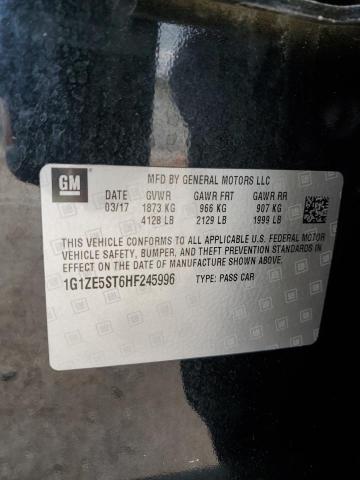 2017 Chevrolet Malibu VIN 1G1ZE5ST6HF245996 Copart auction photo, rear end / partial repair damage thumbnail 13