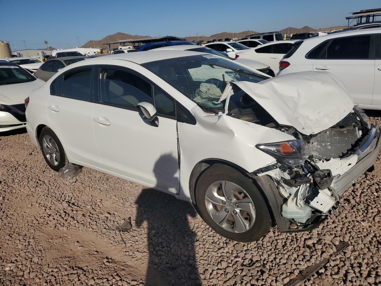 2015 Honda Civic VIN 19XFB2F51FE708292 Copart auction photo, front end damage thumbnail 4
