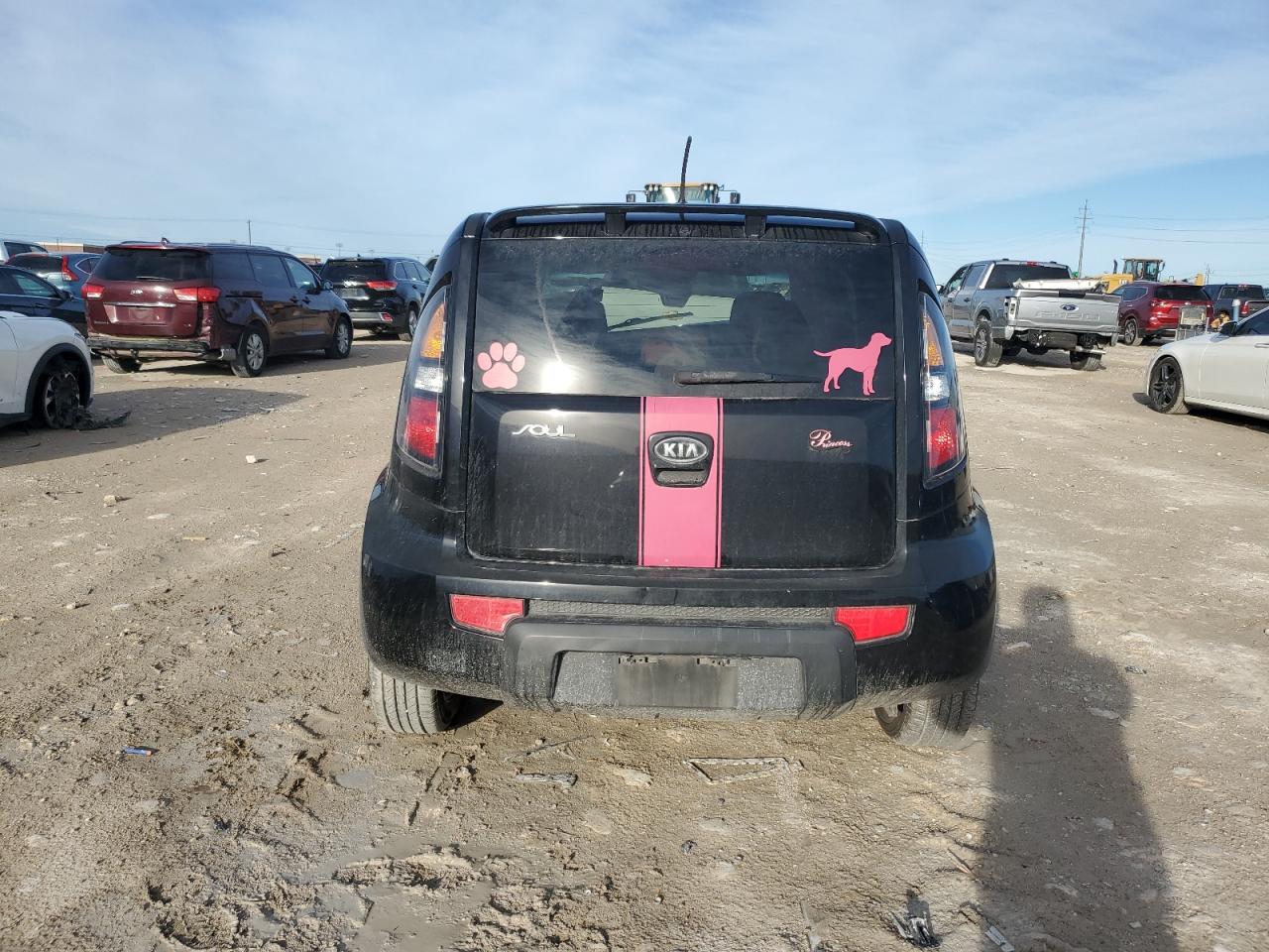 2011 KIA Soul VIN KNDJT2A21B7286961 Copart auction photo, front end damage thumbnail 6