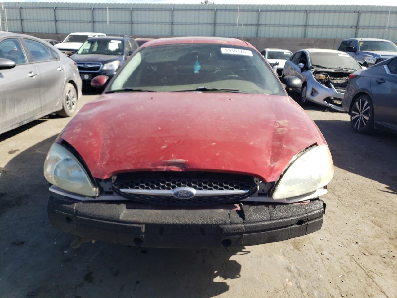 2003 Ford Taurus VIN 1FAFP55S63G236151 Copart auction photo, front end damage thumbnail 5
