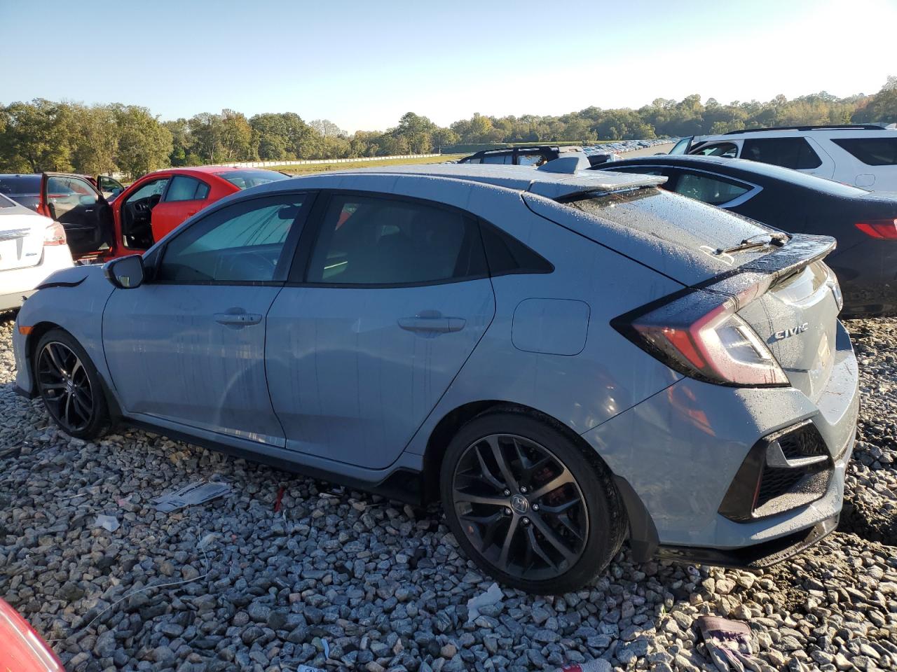 2020 Honda Civic VIN SHHFK7H46LU215388 Copart auction photo, front end / front end damage thumbnail 2