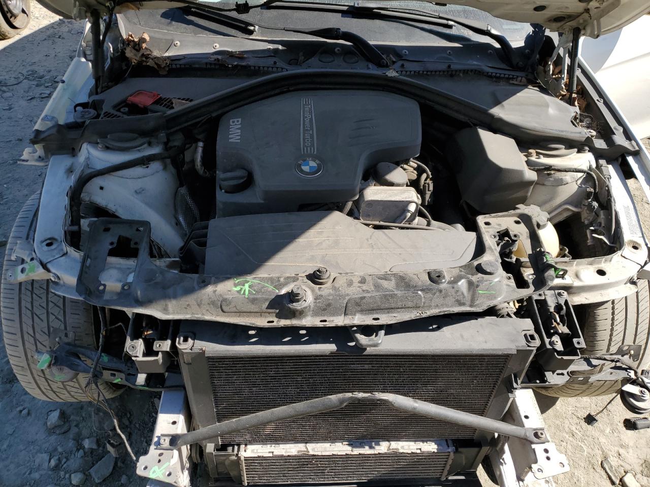 2014 BMW 3er VIN WBA3B5G51ENS07106 Copart auction photo, front end damage thumbnail 11