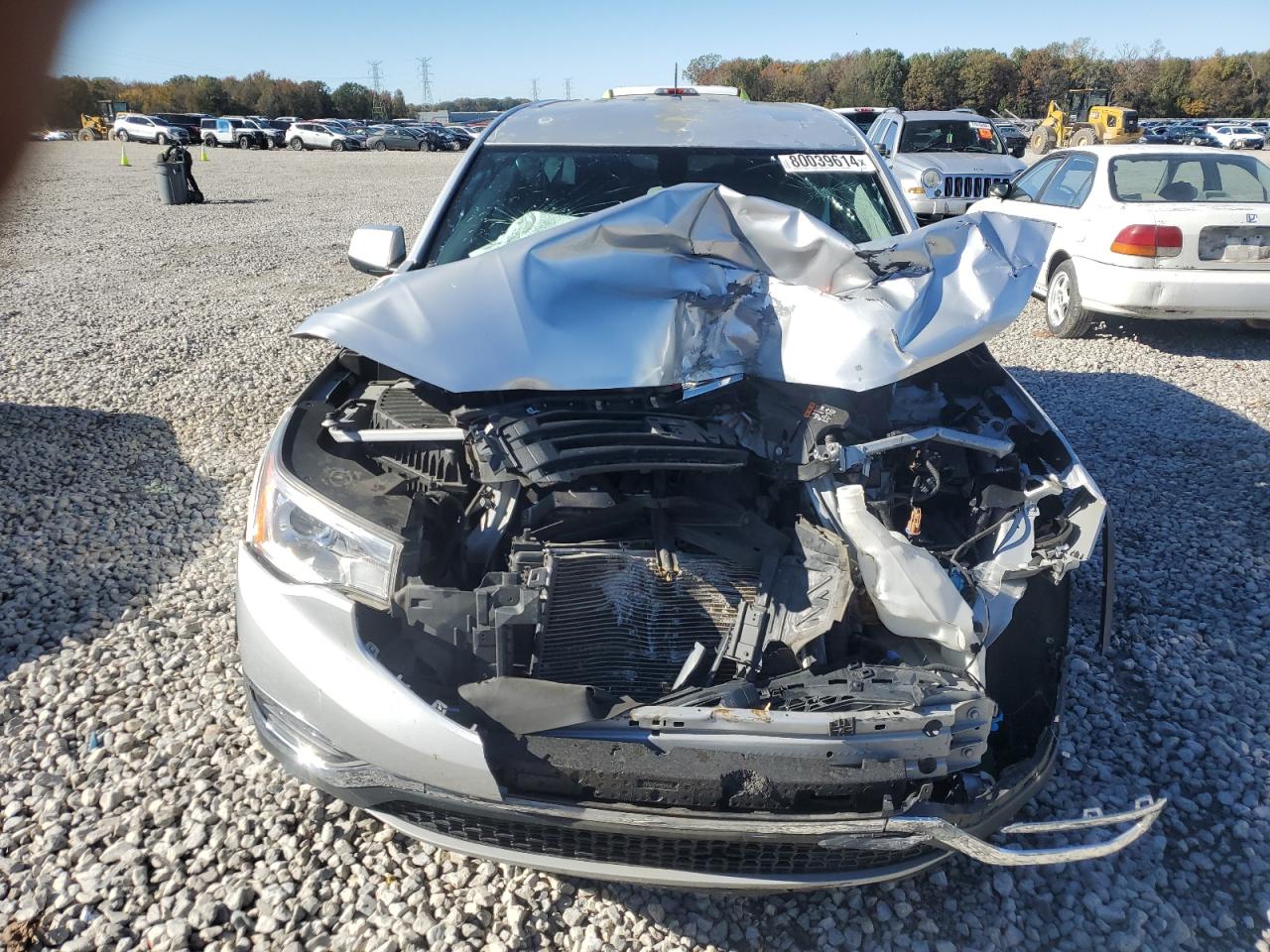 2019 GMC Acadia VIN 1GKKNKLA7KZ293893 Copart auction photo, front end damage thumbnail 5