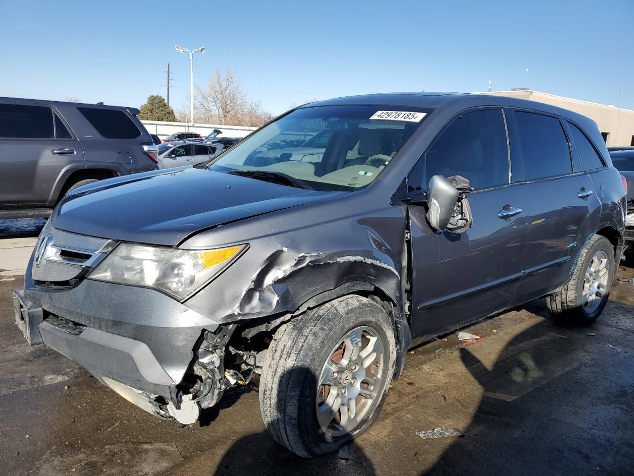 2008 Acura MDX VIN 2HNYD28398H523648