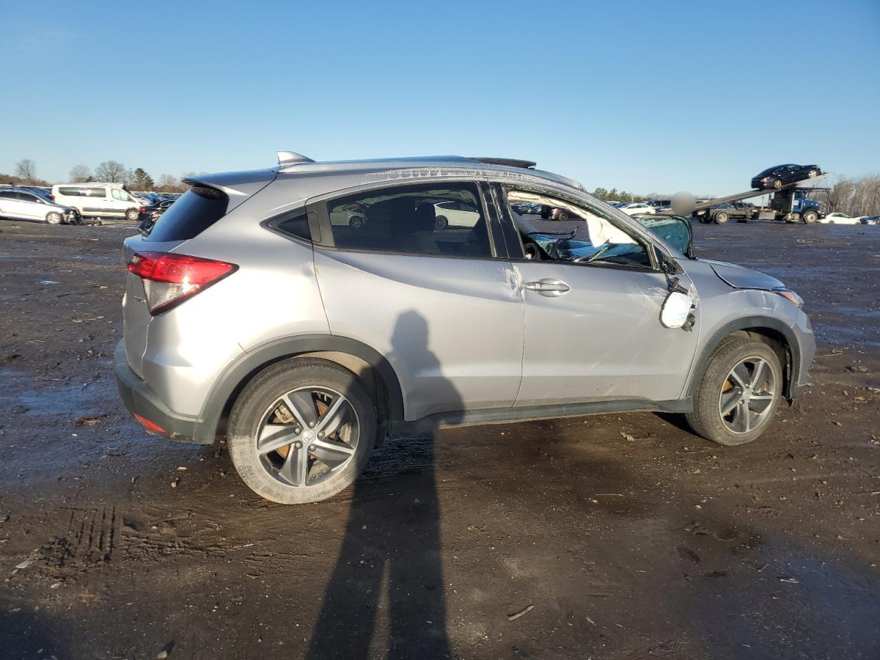 2022 Honda HR-V VIN 3CZRU6H51NM714975 Copart auction photo, all over damage thumbnail 3
