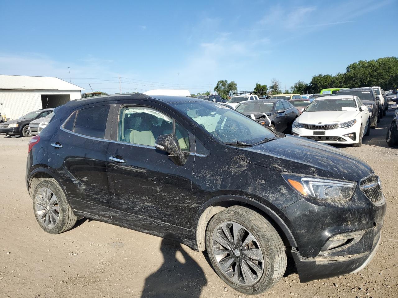 2017 Buick Encore VIN KL4CJFSB5HB194143 Copart auction photo, undercarriage / front end damage thumbnail 4