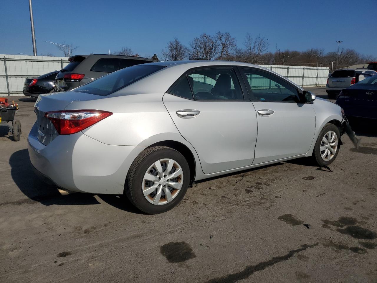 2014 Toyota Corolla VIN 2T1BURHE6EC198856 Copart auction photo, front end damage thumbnail 3