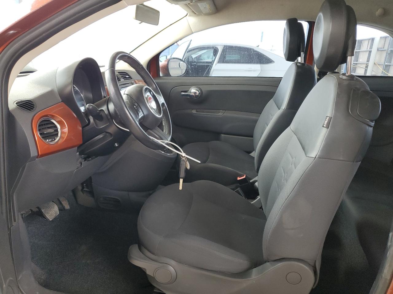 2012 Fiat 500 VIN 3C3CFFAR6CT269742 Copart auction photo, front end damage thumbnail 7