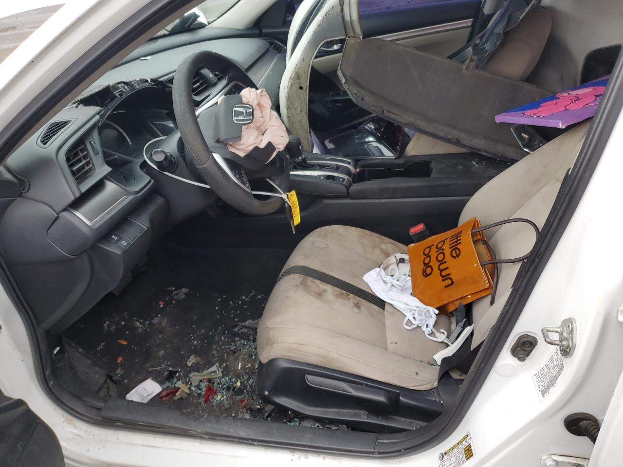 2016 Honda Civic VIN 19XFC2F56GE078476 Copart auction photo, all over / front end damage thumbnail 7