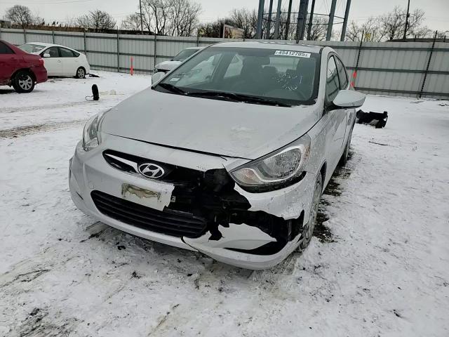 2014 Hyundai Accent VIN KMHCT4AE8EU763952 Copart auction photo, front end damage thumbnail 11