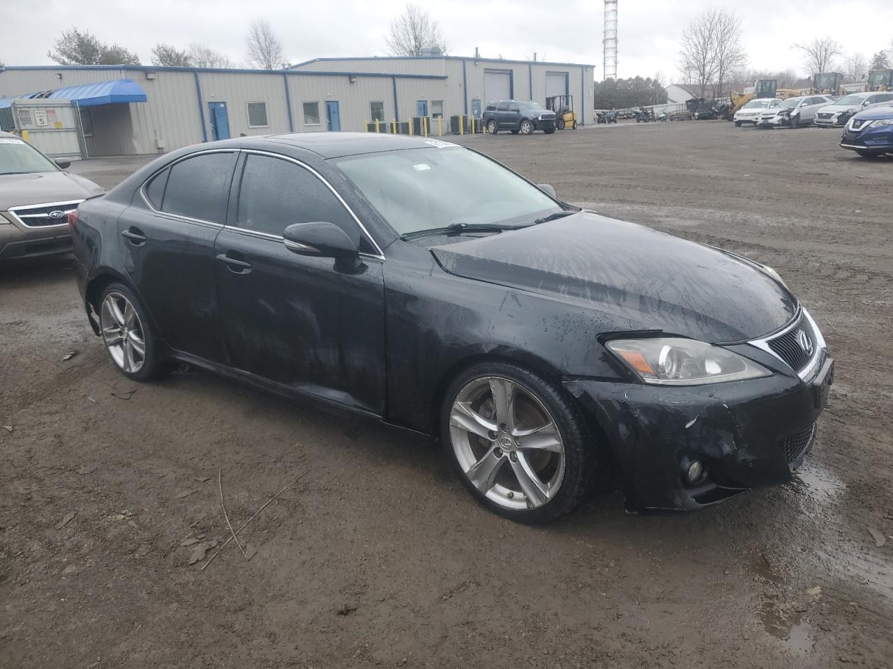 2011 Lexus IS VIN JTHBF5C29B5155670 Copart auction photo, front end / rear end damage thumbnail 4