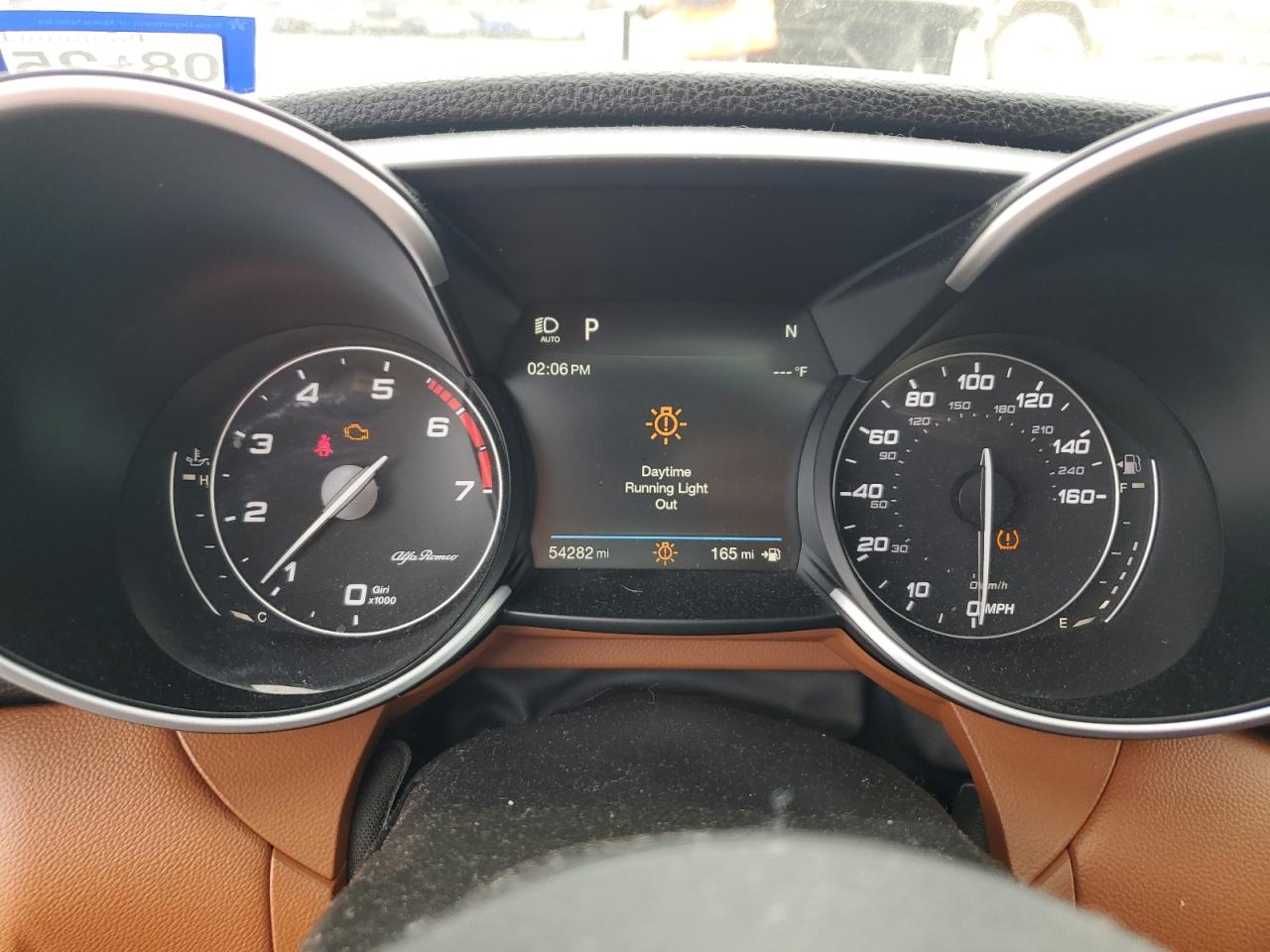 2019 Alfa Romeo Giulia VIN ZARFAMAN2K7600513 Copart auction photo, front end / side damage thumbnail 9