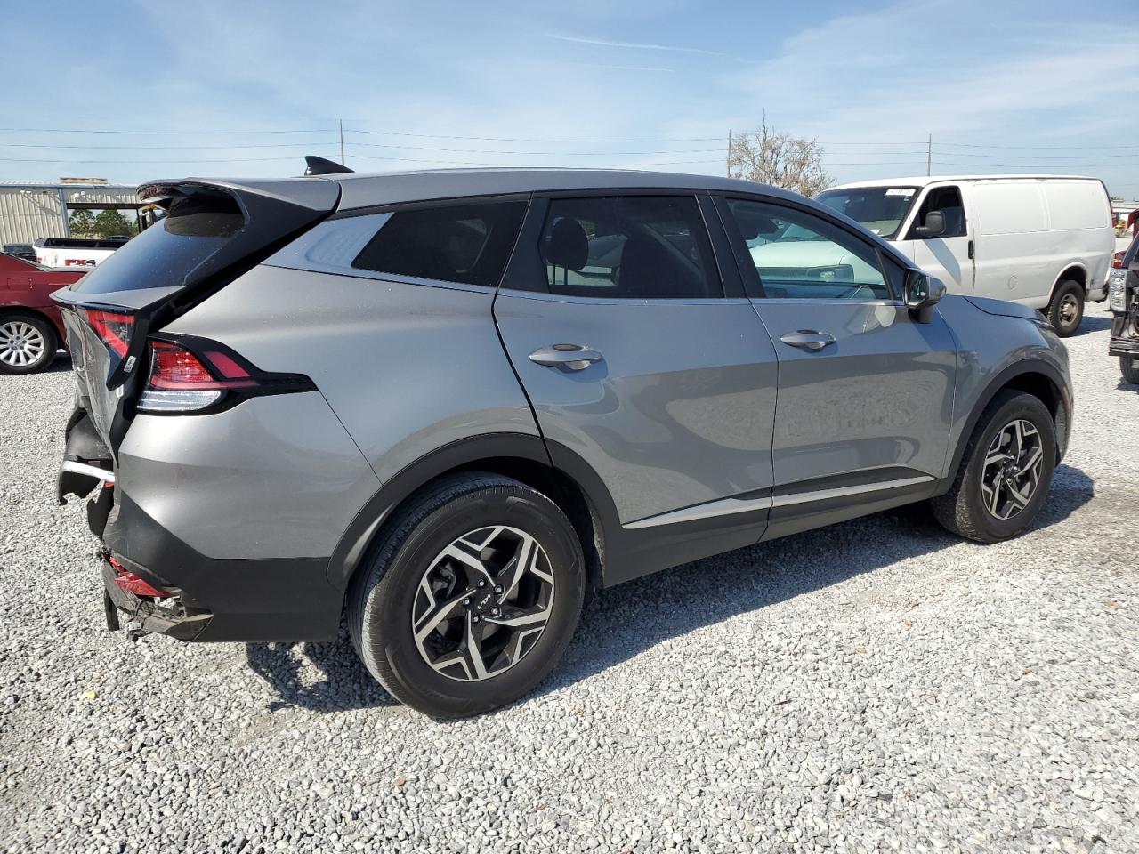 2023 KIA Sportage VIN KNDPUCAF1P7106773 Copart auction photo, rear end damage thumbnail 3
