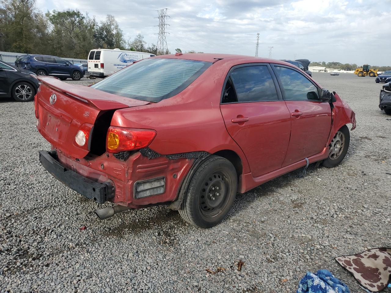 2009 Toyota Corolla VIN 2T1BU40E39C113671 Copart auction photo, all over damage thumbnail 3
