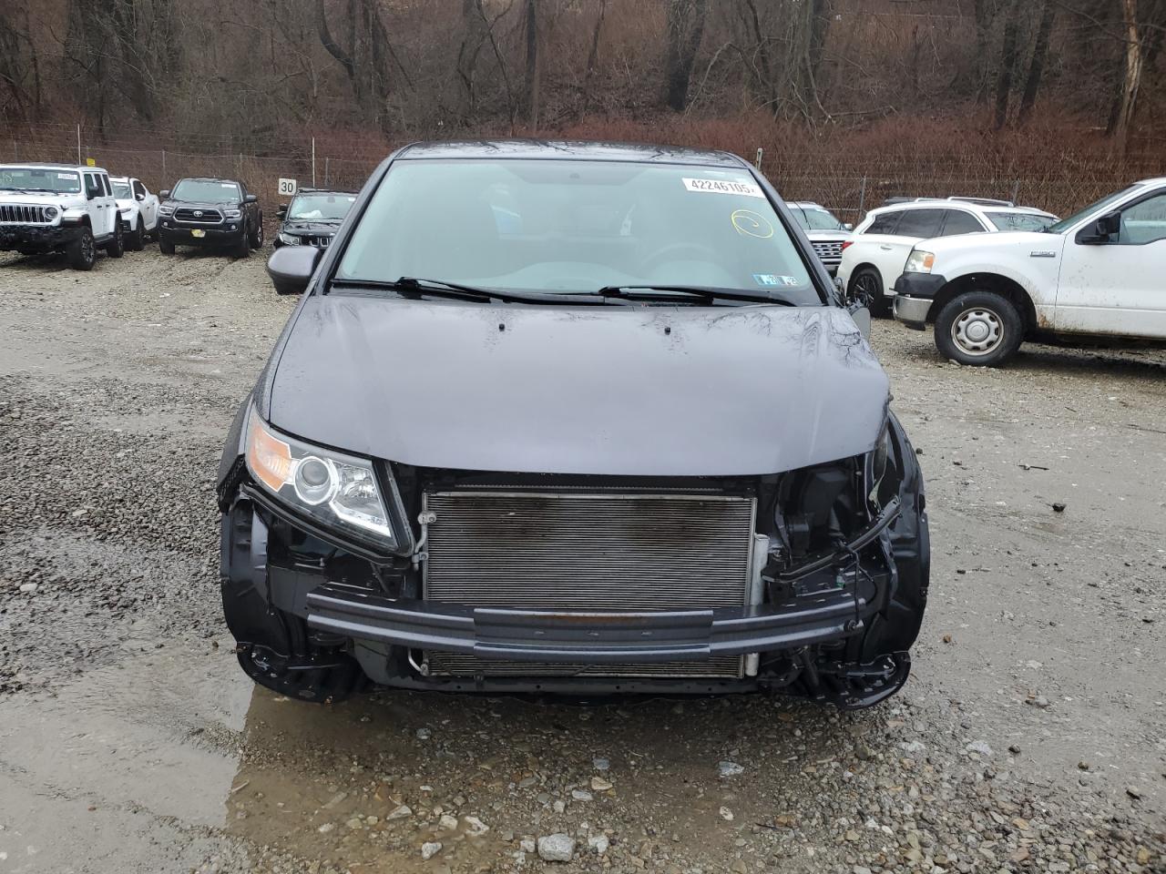 2016 Honda Odyssey VIN 5FNRL5H46GB019554 Copart auction photo, front end damage thumbnail 5